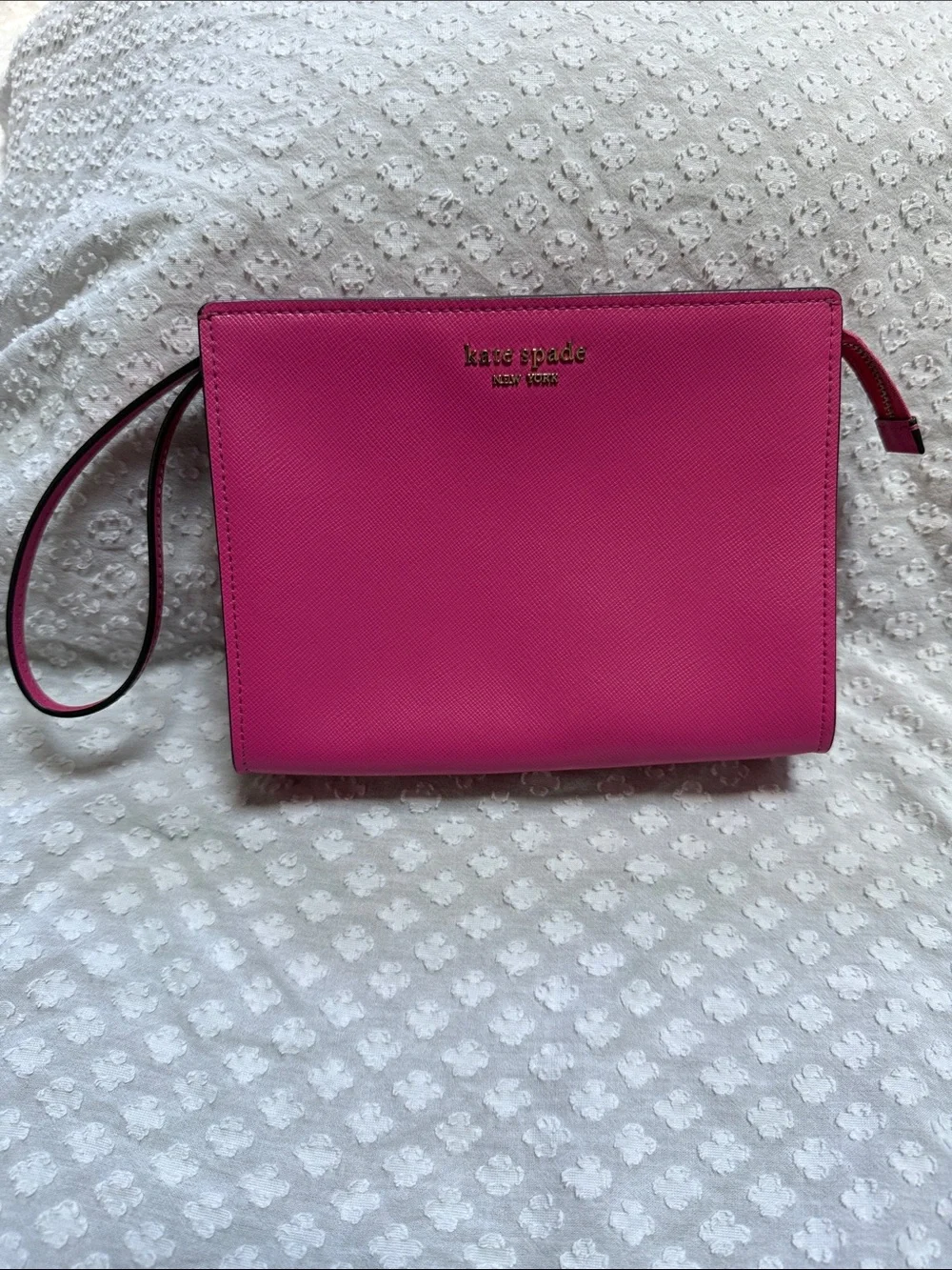 Kate Spade Pink Spencer Gussetted Wristlet